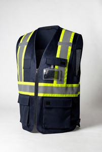 Gilet de protection réfléchissant durable pour hommes, gilet de travail respirant pour hommes, gilet de sécurité pour le travail - Product Image 1