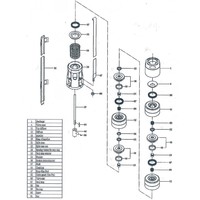 Pompa Submersible Multistage Stainless Steel 6 SubWell 10 HP Pompa Air Tekanan Tinggi Listrik Tiga Fasa 2-1/2 Outlet OEM