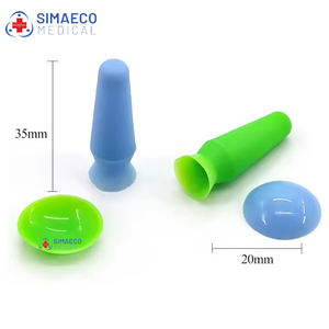 Protecteur oculaire manuel en silicone souple avec ventouse pour blepharoplastie/chirurgie ophtalmique, réutilisable, certifié CE - Product Image 4