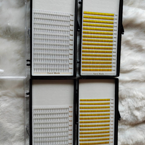 Pestañas Nhu Y de Lujo, Negras, Marca Privada, Hechas a Mano, Brillantes, Oscuras, de Pelo Sintético, Suministros Premium, Extensiones de Pestañas Individuales - Product Image 1