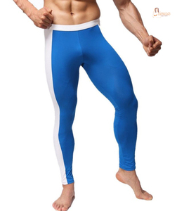 Leggings de sport pour homme, respirants, résistants à l'eau, à séchage rapide, avec taille élastique, longueur intégrale, pour la course à pied - Product Image 1