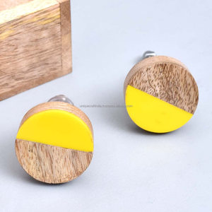 Boutons en bois personnalisés de style moderne les plus vendus Acacia Home and Cabinet Pull Handle pour tiroirs et armoires - Product Image 3