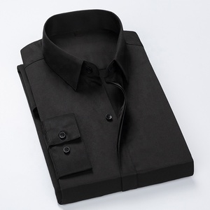 เสื้อเชิ้ตแขนยาวสำหรับผู้ชายเสื้อเชิ้ตทางการแขนยาวติดกระดุมสำหรับ100% ฤดูใบไม้ผลิ - Product Image 2