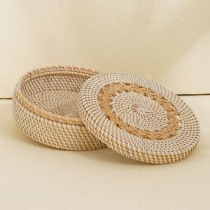 Handwoven rattan box pantry <b>kitchen</b> counter <b>storage</b> containers hot selling natural fiber <b>boxes</b> - Product Image 3