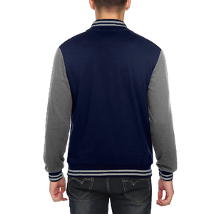 Corduroy Winter Mandarin Collar <b>Varsity</b> <b>Jacket</b> with Front Logo Custom Men's <b>Vintage</b> Design Manufacturer Wholesale - Product Image 2