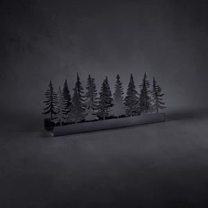 Modern Metal Tree Shape Christmas <b>Decoration</b> Black Finish Handicraft Holiday Decor - Product Image 3