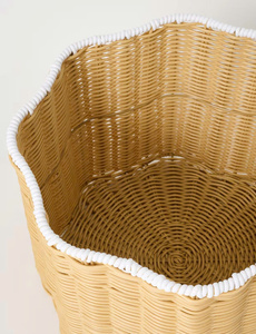 Elegante Cesta Alta de Ratán, Cesta de Almacenamiento con Estilo para Sala de Estar, Dormitorio, Organización del Hogar - Product Image 4