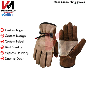 Gants de travail professionnels, gants de sécurité de qualité supérieure, adhérence durable pour les travaux de construction mécanique, fourniture OEM - Product Image 2