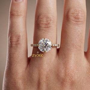 Brilliant Cut Lab Grown Diamond 1 CT VVS2 Clarity Engagement <b>Ring</b> 925 <b>Silver</b> Claw Setting <b>Solitaire</b> Wedding Band Trendy Gift - Product Image 5