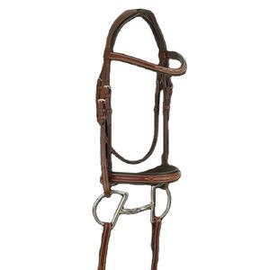 บิตหนังแท้คุณภาพสูงสำหรับม้า พร้อมแผ่นรอง บิ๊ดเดิ้ลแบบอังกฤษ สำหรับฝึกซ้อม โชว์ และขี่ม้าทุกวัน รุ่น Fab International FB-LB-011 - Product Image 1