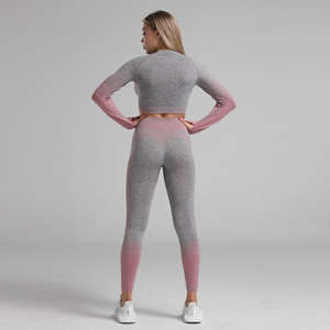 Ropa de Yoga, Fabricante OEM, Ropa Deportiva Elástica para Práctica de Yoga, Entrenamiento en Gimnasio y Uso de Marca Privada - Product Image 3