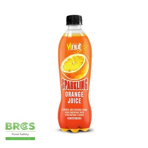 330ml Sparkling Orange Juice Drink Carbonated Juice OEM ODM Private Label Beverage Manufacturer - Product Image 1
