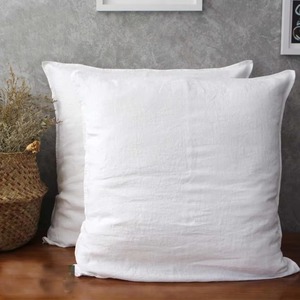 Taies d'oreiller chaudes pour l'hiver, couleur unie, 100% lin naturel pur, taie d'oreiller pour lit - Product Image 2