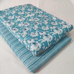 ผ้าฝ้ายแท้พรีเมียม 60x60 ลายพิมพ์ไจปุรี กว้าง 44 นิ้ว ความยาวขั้นต่ำ 10 เมตร-[5 เมตรด้านบน+5 เมตรด้านล่าง] - Product Image 1