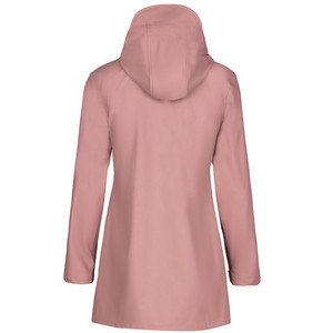 Trendy <b>Pink</b> Rain <b>Jacket</b> <b>Waterproof</b> Hooded Coat for Women Soft Matte Fashion Rainwear Casual Outdoor Windbreaker Elegant Top New - Product Image 2
