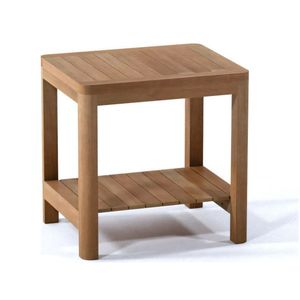 BANCO DE DUCHA DE MADERA DE TECO FABRICADO EN INDONESIA - Product Image 1