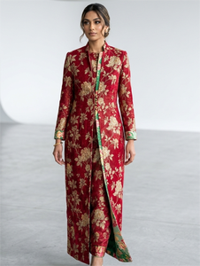 Tela de Muselina Lurex de Alta Calidad, Orgánica, Ecológica, Transpirable, Tejida e Impresa Digitalmente para Ropa Étnica y Vestidos de Mujer - Product Image 6