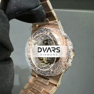 Reloj de Pulsera Monarch Premium de Lujo, Movimiento Mecánico Automático, Acero Inoxidable, Diamante Moissanite Color D VVS1, Cristal de Zafiro - Product Image 3