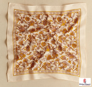 Luxury Printed Short <b>Scarf</b> Fabric White Label Service OEM ODM Textile Manufacturer Custom Branding Export Factory - Product Image 6
