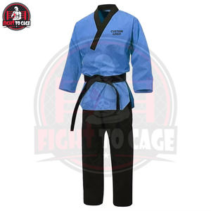 Tenue de Taekwondo Légère en Gros à Séchage Rapide, Uniforme TKD Professionnel de Grade Maître, Costume d'Arts Martiaux avec Broderie Personnalisée - Product Image 2