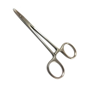 Pinza Porta Agujas Baumgartner Recta de 5.5" (14cm) Más Vendida, Pinza Quirúrgica de Sutura de Acero Inoxidable, Tijeras de Sutura Veterinaria - Product Image 4