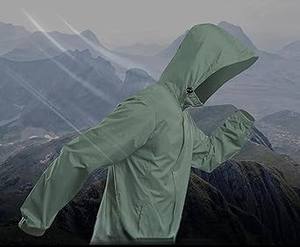 Nueva Chaqueta Cortavientos con Capucha Reflectante de Lona para Hombre, con Logotipo Personalizado, Estilo Urbano, con Bolsillo para Actividades al Aire Libre - Product Image 3