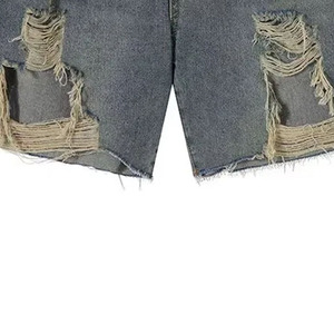 Shorts en jean premium délavés, style décontracté, fabricant OEM ODM, usine, vente en gros, fournisseur exportateur - Product Image 3