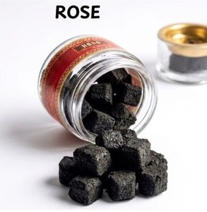 Rose <b>Bakhoor</b> Wood Square shape | Premium Arabian Incense Square for Home & Long-Lasting Rose Fragrance <b>Bakhoor</b> Rose <b>Bakhoor</b> <b>Oud</b> - Product Image 1