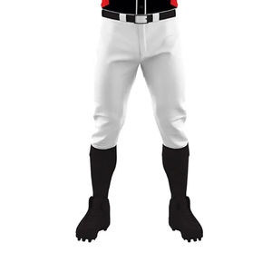 Ensemble d'uniformes de baseball personnalisés pour hommes, rouge, noir, blanc, maillot sublimé, pantalon, évacuation de l'humidité, toutes saisons, vêtements de sport pour adultes - Product Image 6