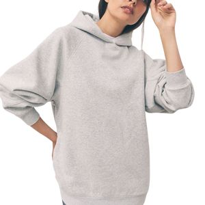 Sweat-shirt à capuche oversize pour femme, pull décontracté en molleton de coton, streetwear d'hiver, personnalisable avec logo, vente en gros OEM - Product Image 6