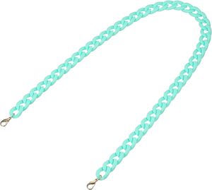 Correa de acrílico para bolso, cadena mate para bolso de hombro, correa de repuesto para bolso de mano con hebilla para bolso de mano, bolso de hombro - Product Image 1