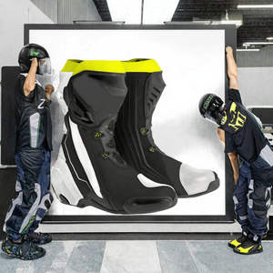 Botas de Motociclismo Deportivas de Cuero Transpirable e Impermeable para Hombre, para Motocross, a Precio Económico - Product Image 3