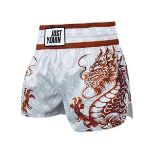 Pantalones Cortos de Muay Thai para Hombre, Estampado de Cobra Satinado, Cintura Elástica, para Entrenamiento de Gimnasio, Kickboxing, Ligeros, Coloridos - Product Image 2