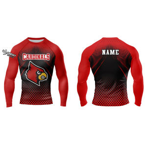 Rashguards MMA respirants de haute qualité à vendre, design personnalisé par sublimation, pour adultes, fitness, en Spandex/Polyester - Product Image 4