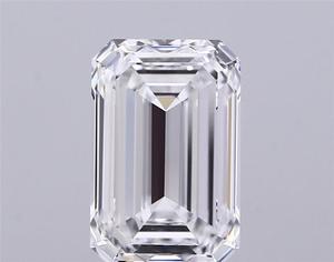 เพชรเม็ดเดี่ยวทรงเหลี่ยมมรกต CVD คุณภาพสูงสีอ่อนพิเศษ VS1 สำหรับเพชรเม็ดเดี่ยวที่ได้รับการรับรอง ยอดขายดีที่สุด - Product Image 1