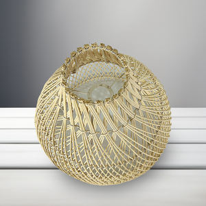 Cesta más vendida - Pantalla de lámpara de ratán con forma de calabaza para vino - Product Image 3