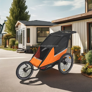 Remorque de poussette 3-en-1 pour bébé avec suspension indépendante et design léger pour les balades à vélo et les aventures - Product Image 5