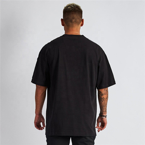 T-shirts pour hommes grande taille, t-shirts en coton épais surdimensionnés, t-shirts vintage, t-shirts décontractés à manches courtes pour hommes - Product Image 6