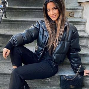 Veste matelassée personnalisée pour femme, avec capuche, pour l'hiver, chaude et isolante, vente en gros - Product Image 6