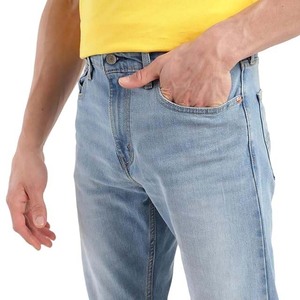 Men's <b>Jeans</b> Washed Blue Mid <b>Waist</b> Baggy Straight Pants Casual Denim <b>Jeans</b> Wide Leg <b>Jeans</b> Men - Product Image 5