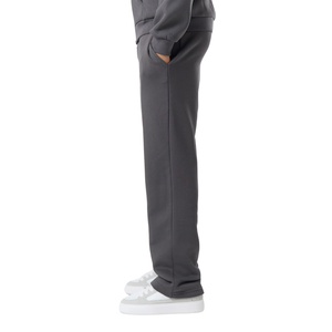 Mens Full <b>Zip</b> <b>Hooded</b> Tracksuit With Straight Leg Trousers Relaxed Fit Casual Travel Wholesale Custom Two Piece Clothing Set OEMs - Product Image 6
