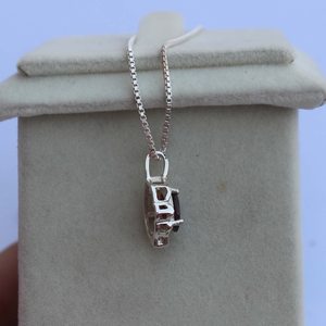 Pendentif vintage en pierre rouge grenat antique, fait main, plaqué argent, multi-pierres, élégant cadeau pour femme, bijoux - Product Image 6
