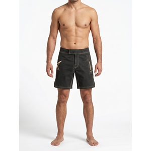 Shorts de grappling rétro pour hommes, extensibles dans 4 directions, 240 GSM, pour No-Gi BJJ MMA, avec étiquette privée OEM - Product Image 1