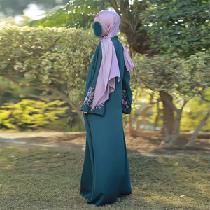 Custom Women Abaya Manufacturer Luxury Butterfly Style Islamic <b>Dress</b> with Premium Nidha Fabric and Private Label Service - Product Image 5
