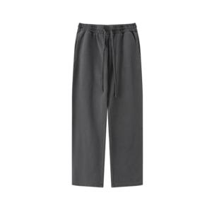 Pantalon de survêtement Vornex Industry de haute qualité 100 % coton, personnalisé, sport, décontracté, hip-hop, uni, gaufré, ample pour homme - Product Image 4
