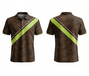 Premium Sublimation Polo Shield Jersey Custom Team Wear Durable Stitching for Men Women Youth Quick-Dry Dry-Fit Active Polo - Product Image 2