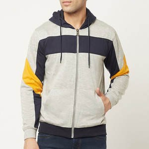 Sweat-shirts à fermeture éclair pour hommes, tendance, de qualité supérieure, pour l'hiver, décontractés, 100% coton, design OEM, teinture unie, fabriqués au Pakistan - Product Image 1