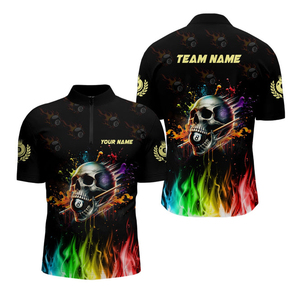 เสื้อทีมซิป 8 ลูกแบบกำหนดเอง พิมพ์ลายแบบ Sublimation เสื้อประสิทธิภาพสูง - Product Image 2