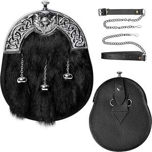 Proveedor de Accesorios Musicales para Hombres en Pakistán: Venta al por Mayor de Conjuntos Personalizados de Kilt y Sporran de Tartán Escocés de las Tierras Altas - Product Image 4