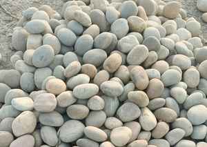 Piedras naturales y piedras de molienda utilizadas para molinos de bolas, piedras de mármol pulidas pequeñas de color blanco nieve para decoración del hogar. - Product Image 2